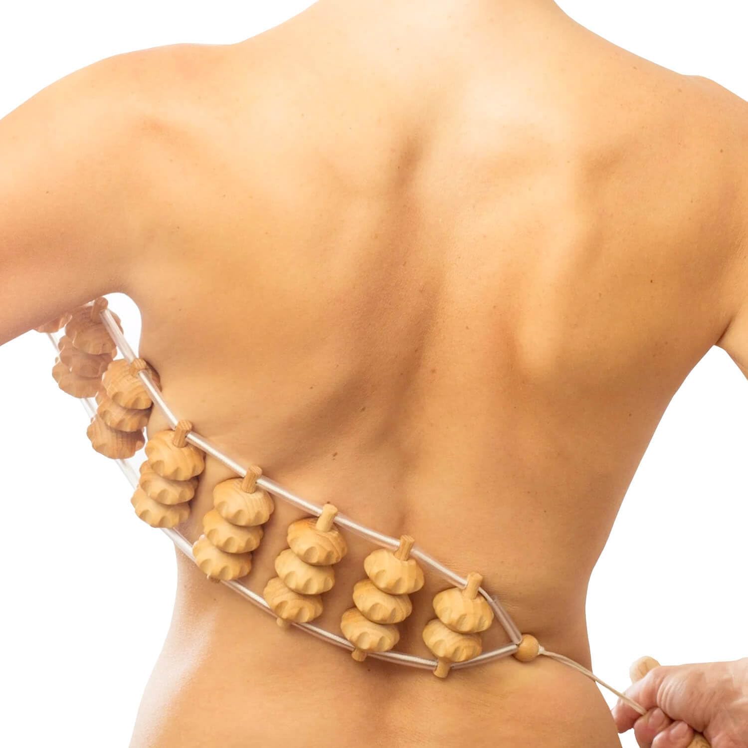 Masseur pour dos : soulagez vos muscles avec notre rouleau de massage en bois de 120 cm