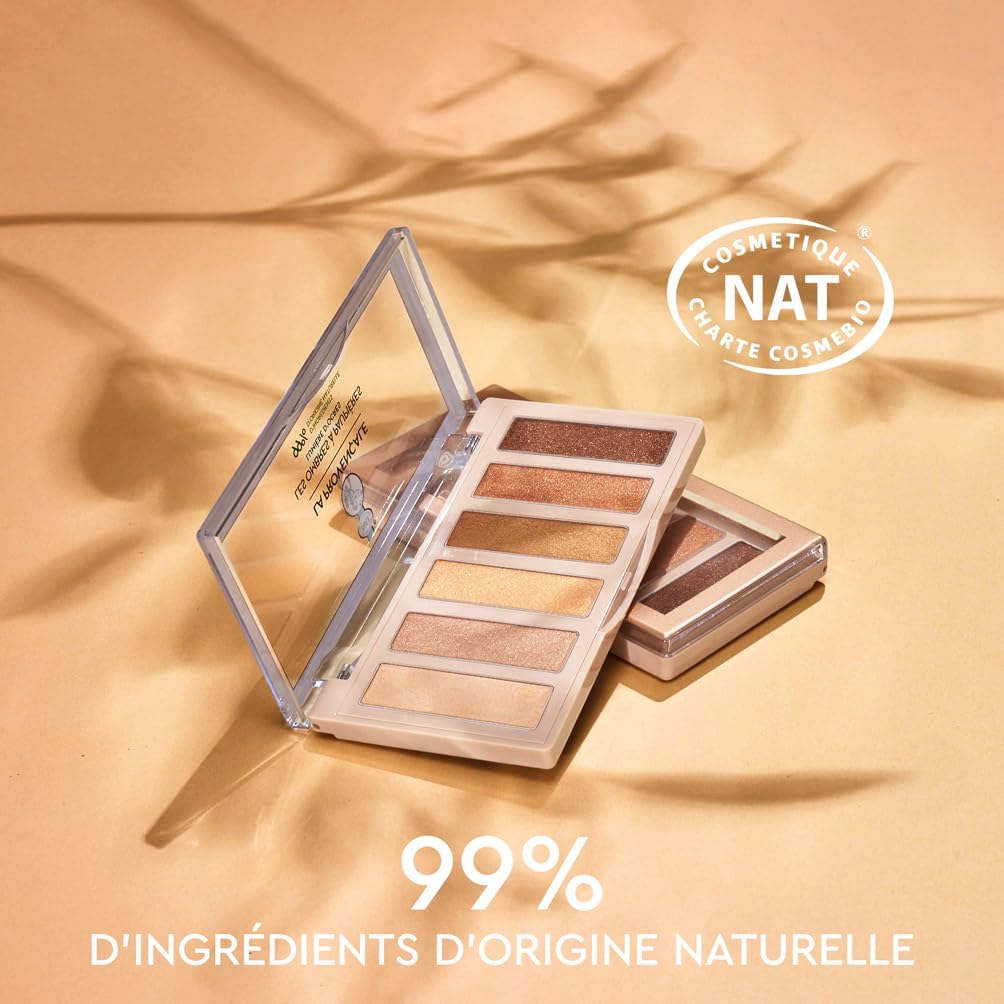 Coffret cadeau maquillage l'Instant doré : 3 produits essentiels pour un éclat naturel et durable Idéal pour les amatrices de beauté, enrichi en huile d'olive bio et pigments minéraux – Image 4