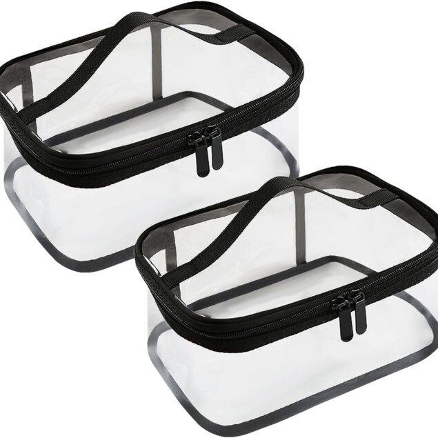 Trousse de toilette transparente : l'accessoire idéal pour femmes, hommes et enfants en voyage