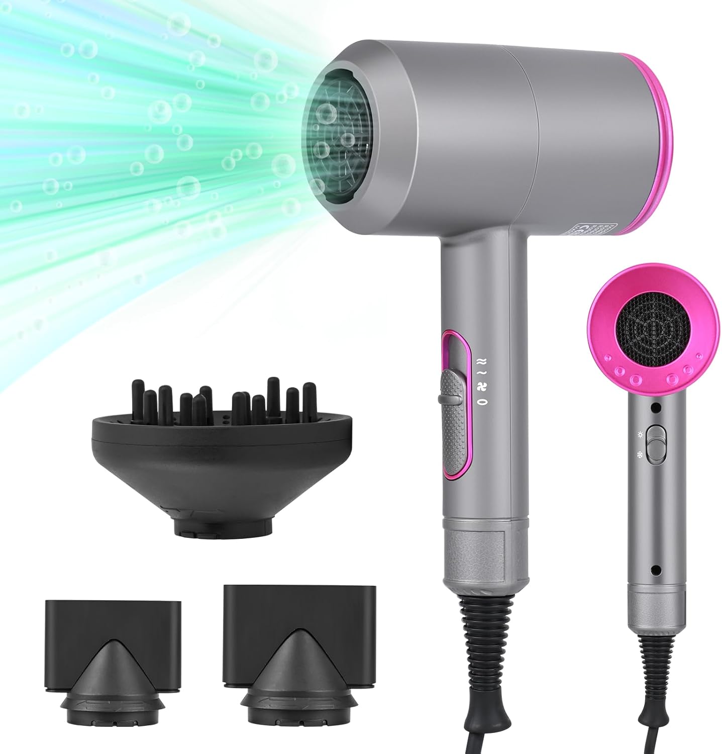 Sèche-cheveux professionnel 2000W : séchage rapide et polyvalent pour toute la famille – Image 10