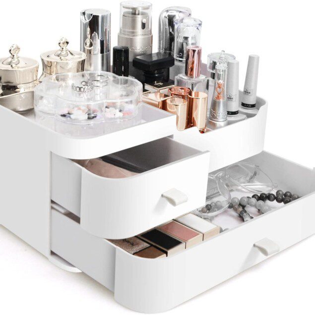 Rangement maquillage : boîte organisateur tiroir pour salle de bain, idéale pour vos produits de beauté et cosmétiques