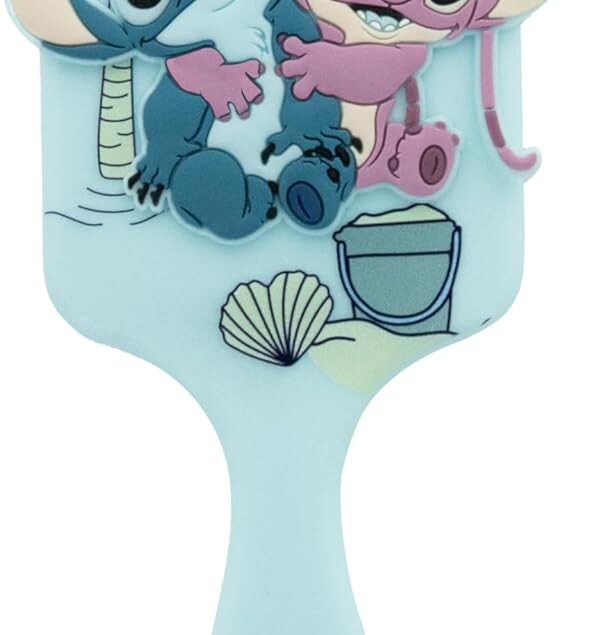 Brosse démêlante pour enfants : un démêlage doux et ergonomique avec Stitch et Angel