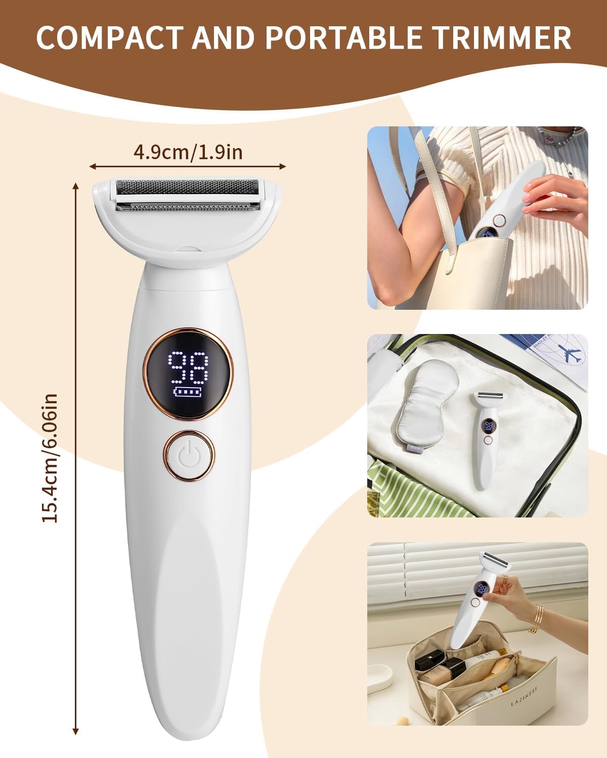 Rasoir électrique femme 5 en 1 : la tondeuse idéale pour un soin intime complet – Image 6