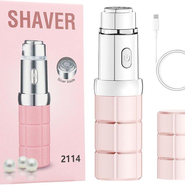 Rasoir Électrique Femme Rouge À Lèvres - Beauté Pratique pour Voyage