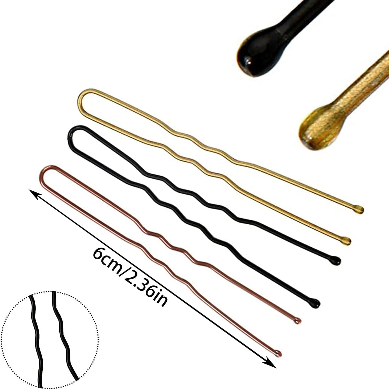 Épingle à cheveux marron : 50 pièces sécurisées pour un chignon élégant des femmes et des salons de coiffure – Image 2