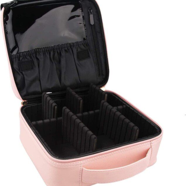 Trousse de maquillage pour femme : mallette de voyage étanche à grande capacité avec compartiments détachables pour un rangement idéal