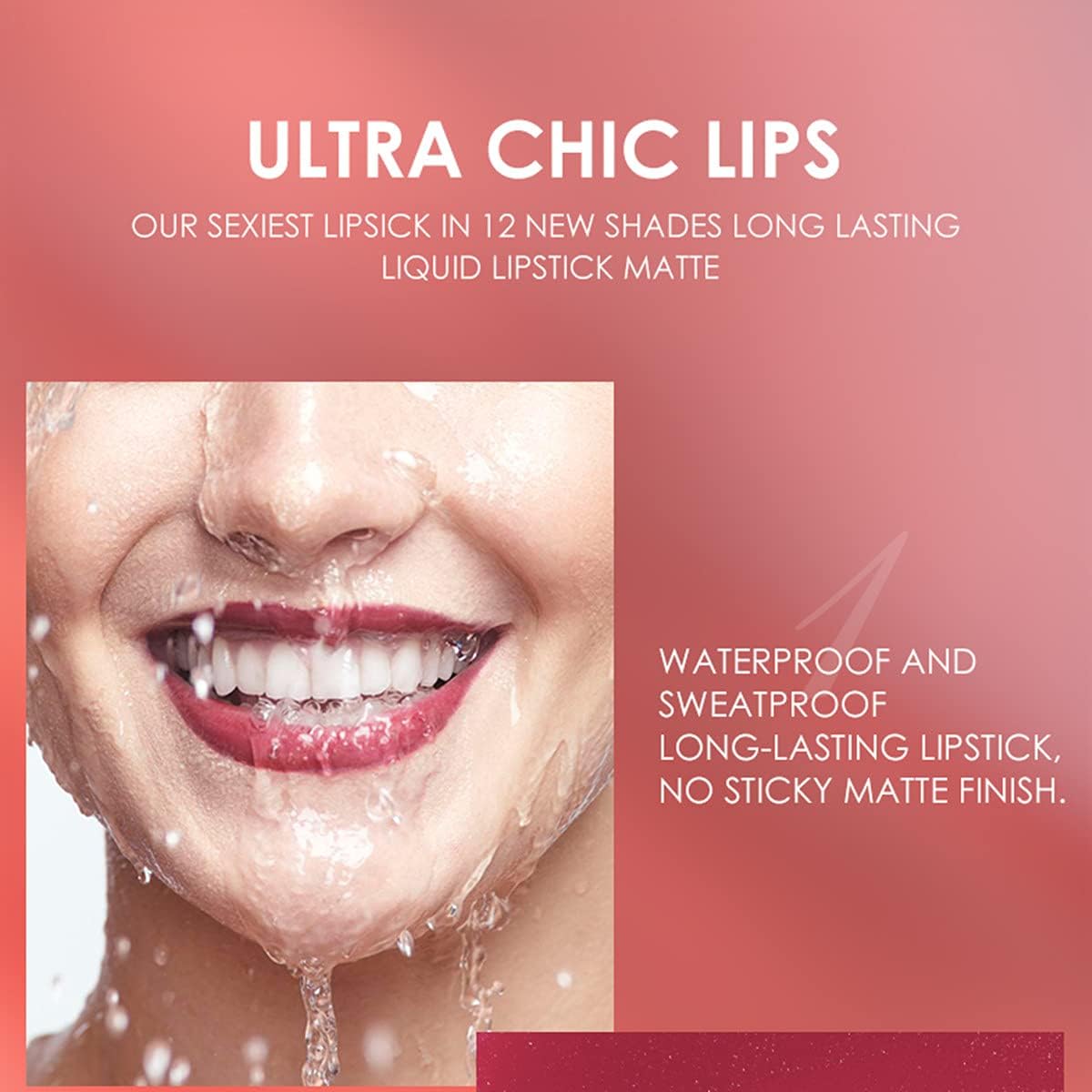 Rouges à lèvres mats veloutés : ensemble de maquillage 12 pièces pour sublimer votre sourire et garantir une tenue longue durée – Image 4