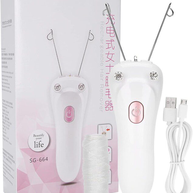 Épilateur électrique en fil de coton : l'outil de beauté essentiel pour femmes, pour une épilation précise et sans douleur à domicile