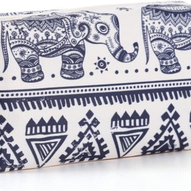 Petite trousse de maquillage élégante pour femme : parfaite pour le sac à main et les voyages