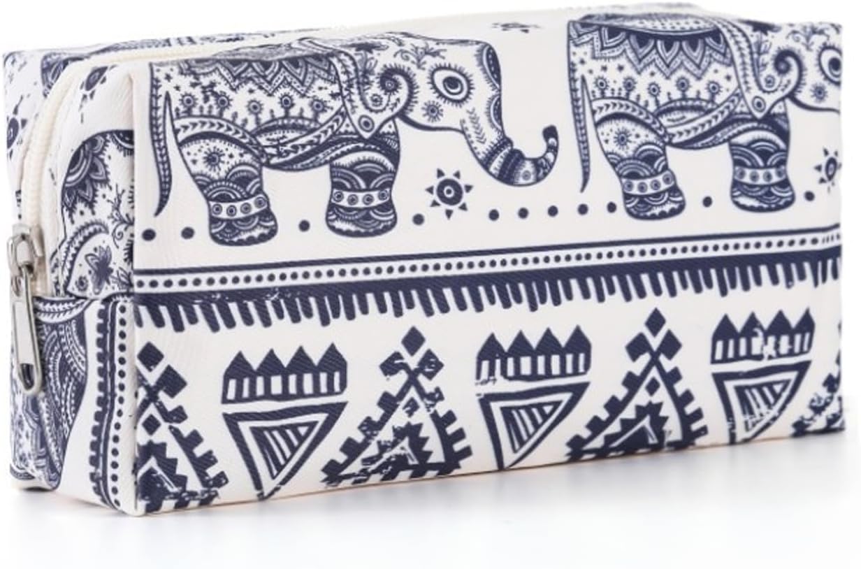 Petite trousse de maquillage élégante pour femme : parfaite pour le sac à main et les voyages