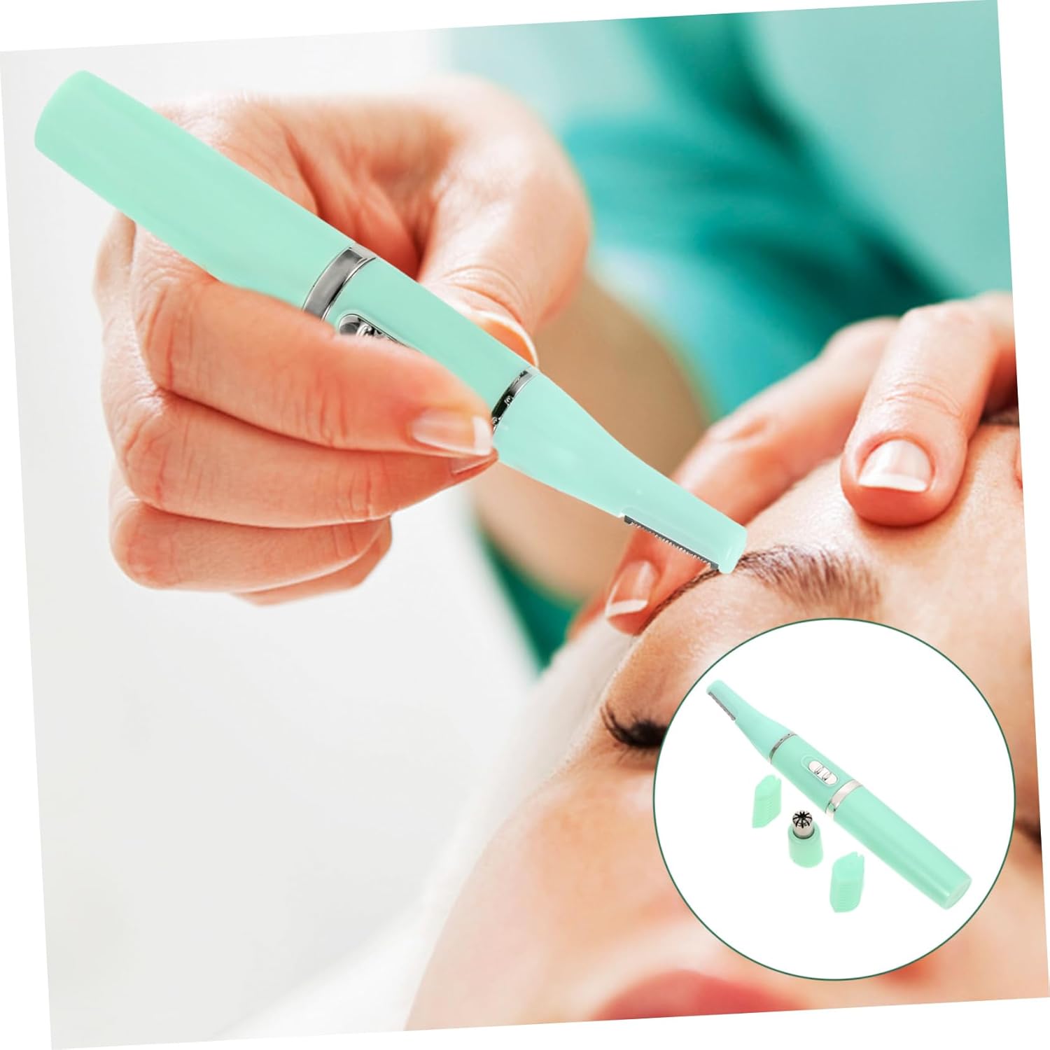 Rasoir à sourcils électrique rechargeable : une tondeuse sécurisée pour une épilation précise et confortable – Image 9