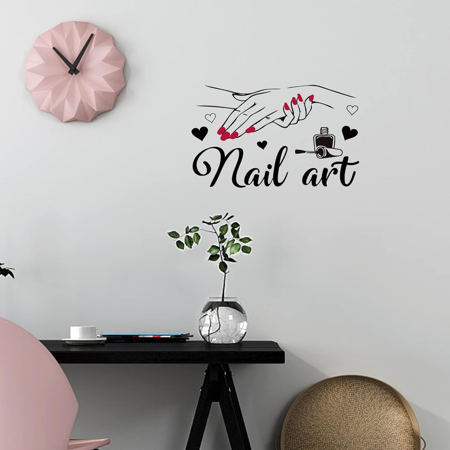 Stickers muraux artistiques pour femme : transformez votre salon de beauté en un espace inspirant avec des papillons amovibles – Image 8