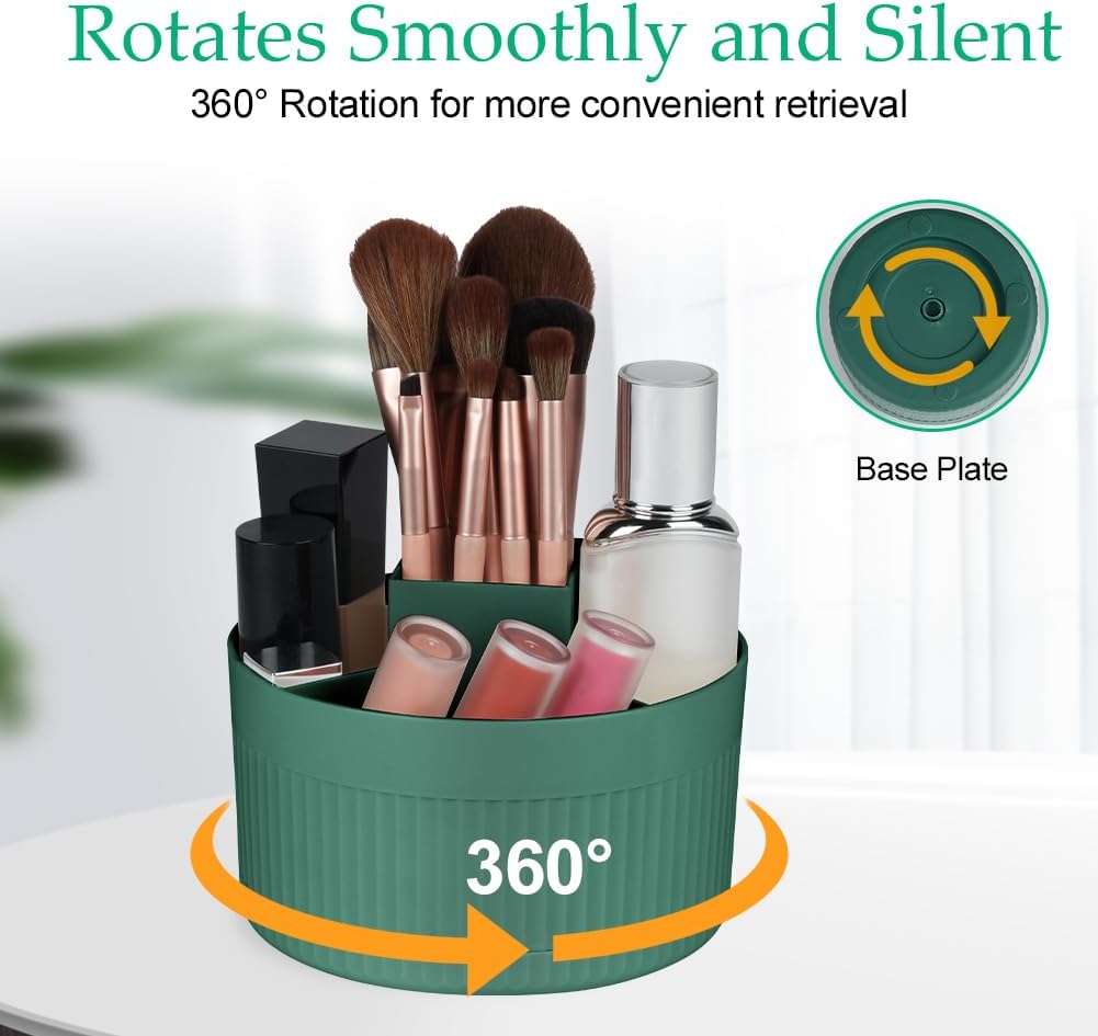 Rangement pinceaux maquillage 360° : l’organisateur cosmétique multifonctionnel pour un espace beauté élégant et pratique – Image 4
