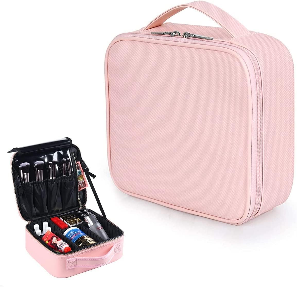Trousse de maquillage pour femme : mallette de voyage étanche à grande capacité avec compartiments détachables pour un rangement idéal – Image 6