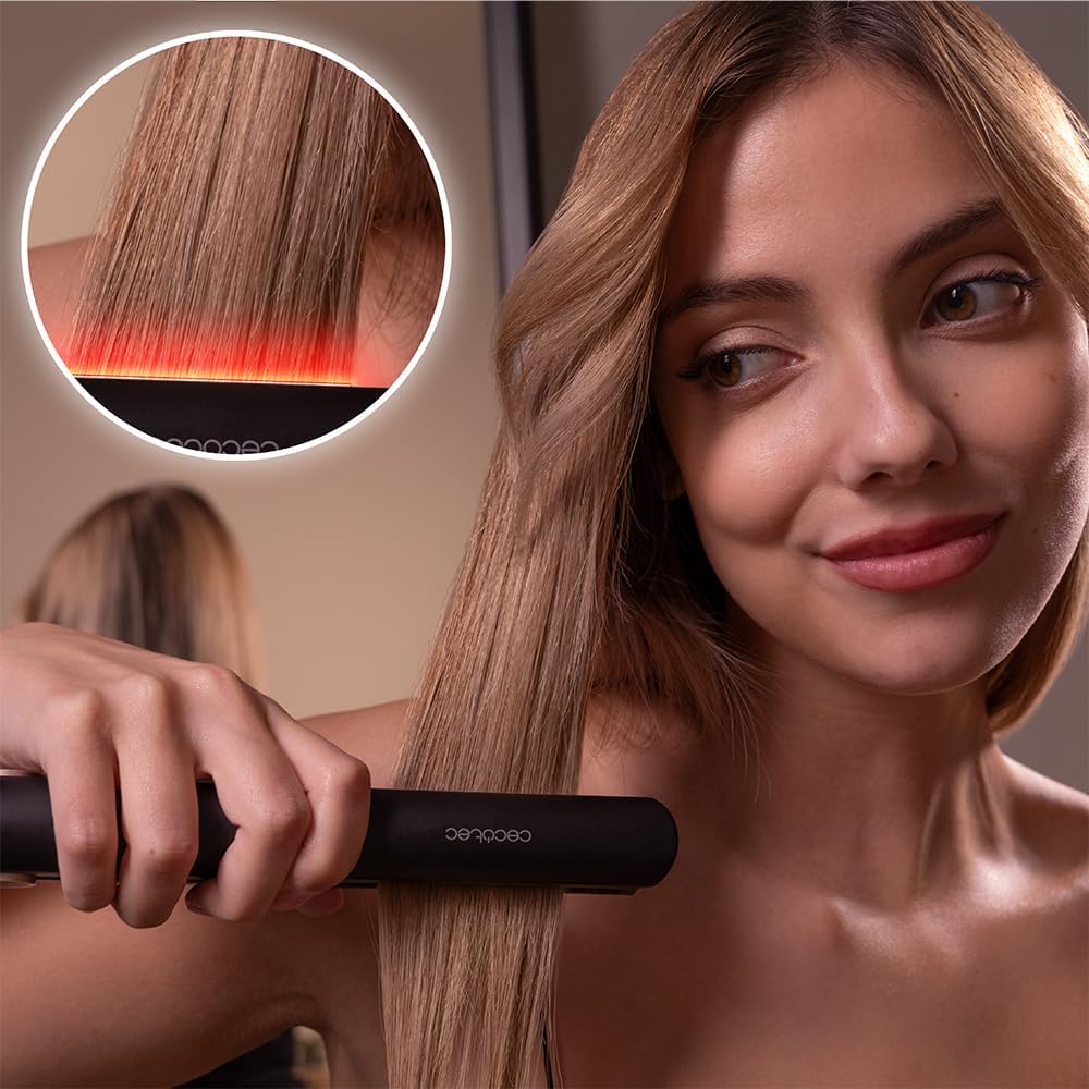 Fer à lisser sans fil pour des cheveux lisses et brillants : autonomie de 30 minutes et diffusion uniforme de la chaleur – Image 9