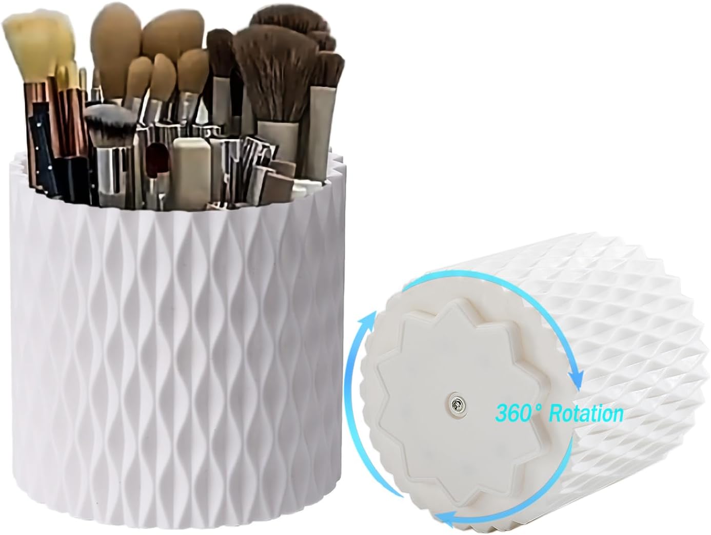 Organiseur de maquillage rotatif à 360° : l'allié parfait pour une coiffeuse bien rangée