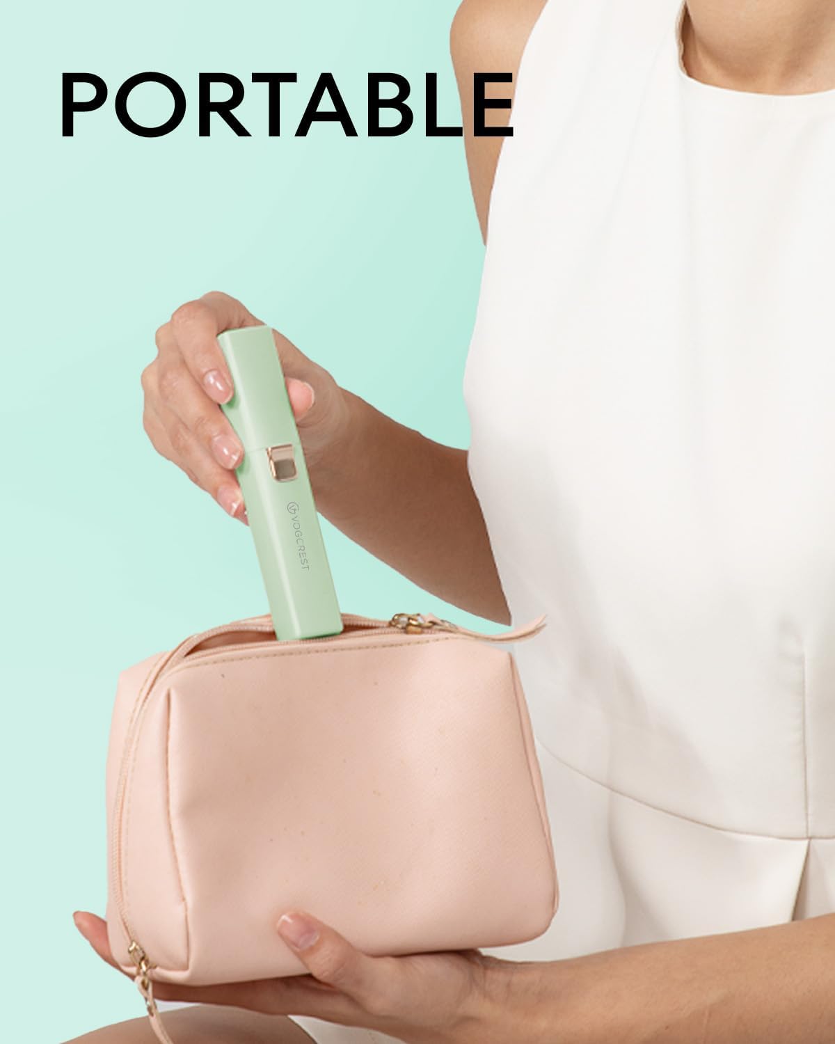 Tondeuse à cheveux 2 en 1 : l'outil rechargeable idéal pour femmes, avec lumière LED pour un style impeccable – Image 7
