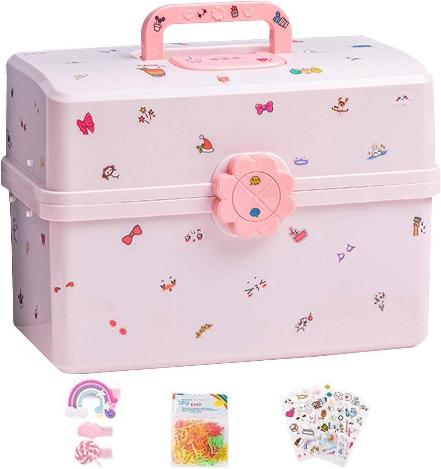 Rangement pour cheveux : boîte à bijoux élégante pour enfants, pratique et esthétique