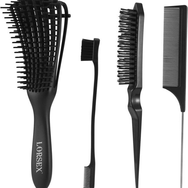 Brosse à cheveux démêlante pour cheveux afro : un soin doux et efficace pour les cheveux crépus, ondulés et bouclés