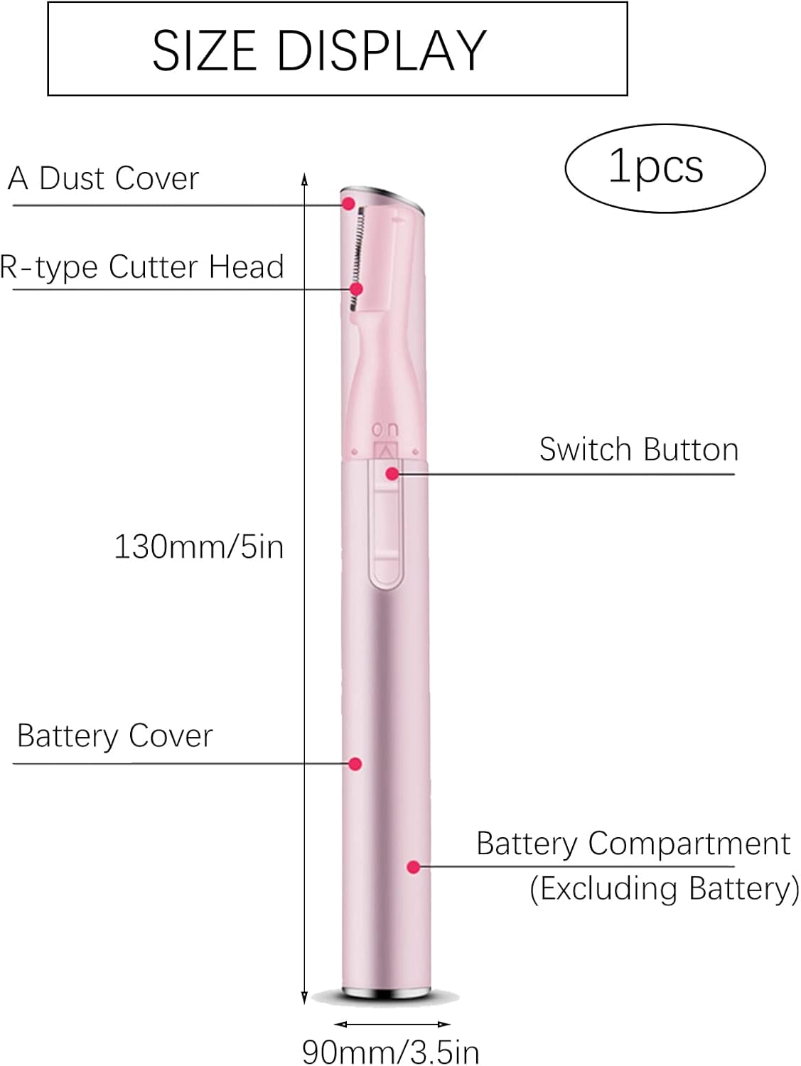 Épilateur sourcil et visage électrique : la solution parfaite pour les femmes en quête de précision et d'élégance – Image 2