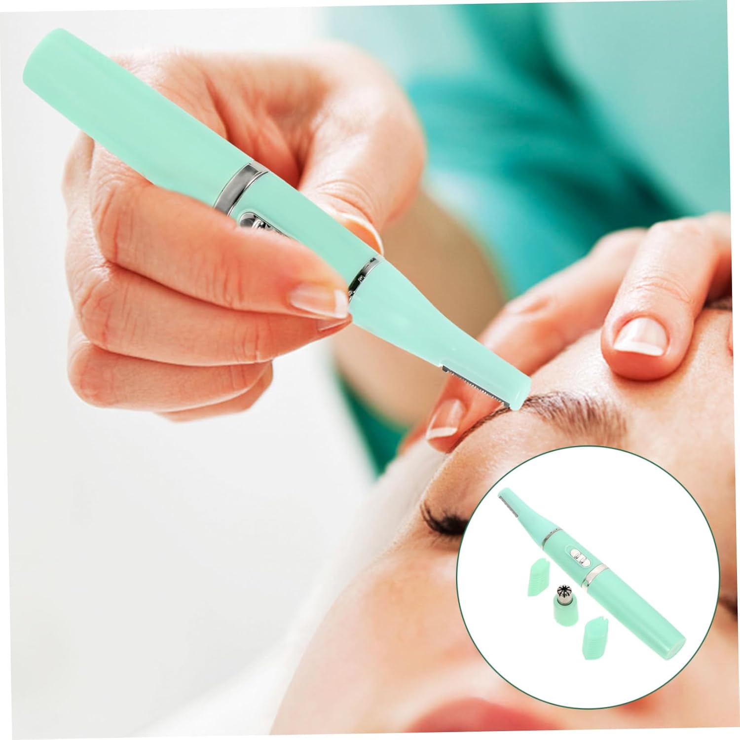 Tondeuse électrique à sourcils : l'outil multifonction idéal pour un épilation précise et soignée – Image 2