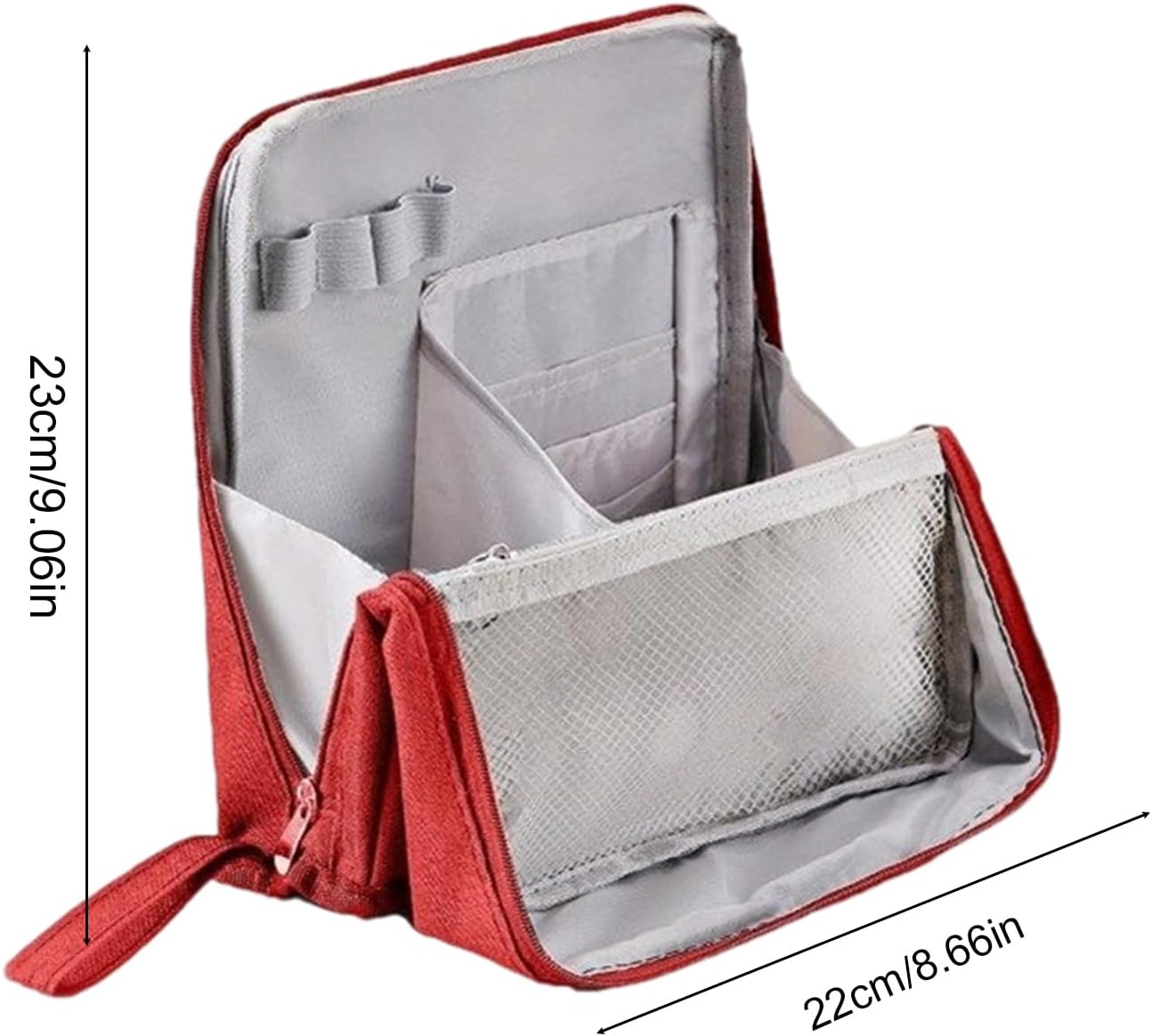 Sac de toilette format voyage : grande capacité imperméable pour le maquillage et les accessoires de beauté – Image 5