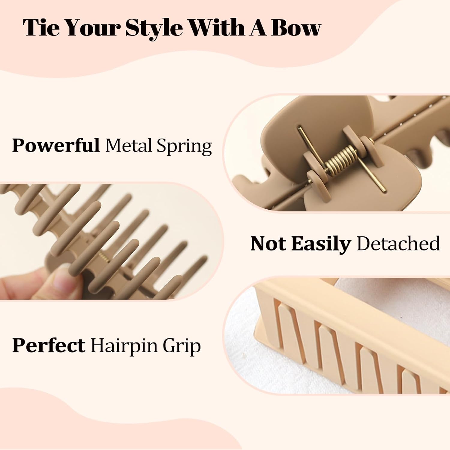 Pinces à cheveux mat et forte tenue : l'accessoire essentiel pour sublimer tous les types de cheveux – Image 5
