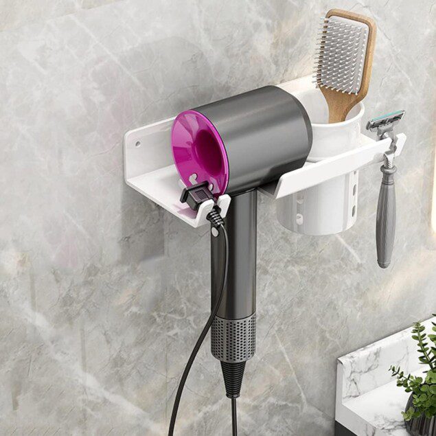 Support mural en métal : solution élégante pour ranger votre sèche-cheveux Dyson Supersonic