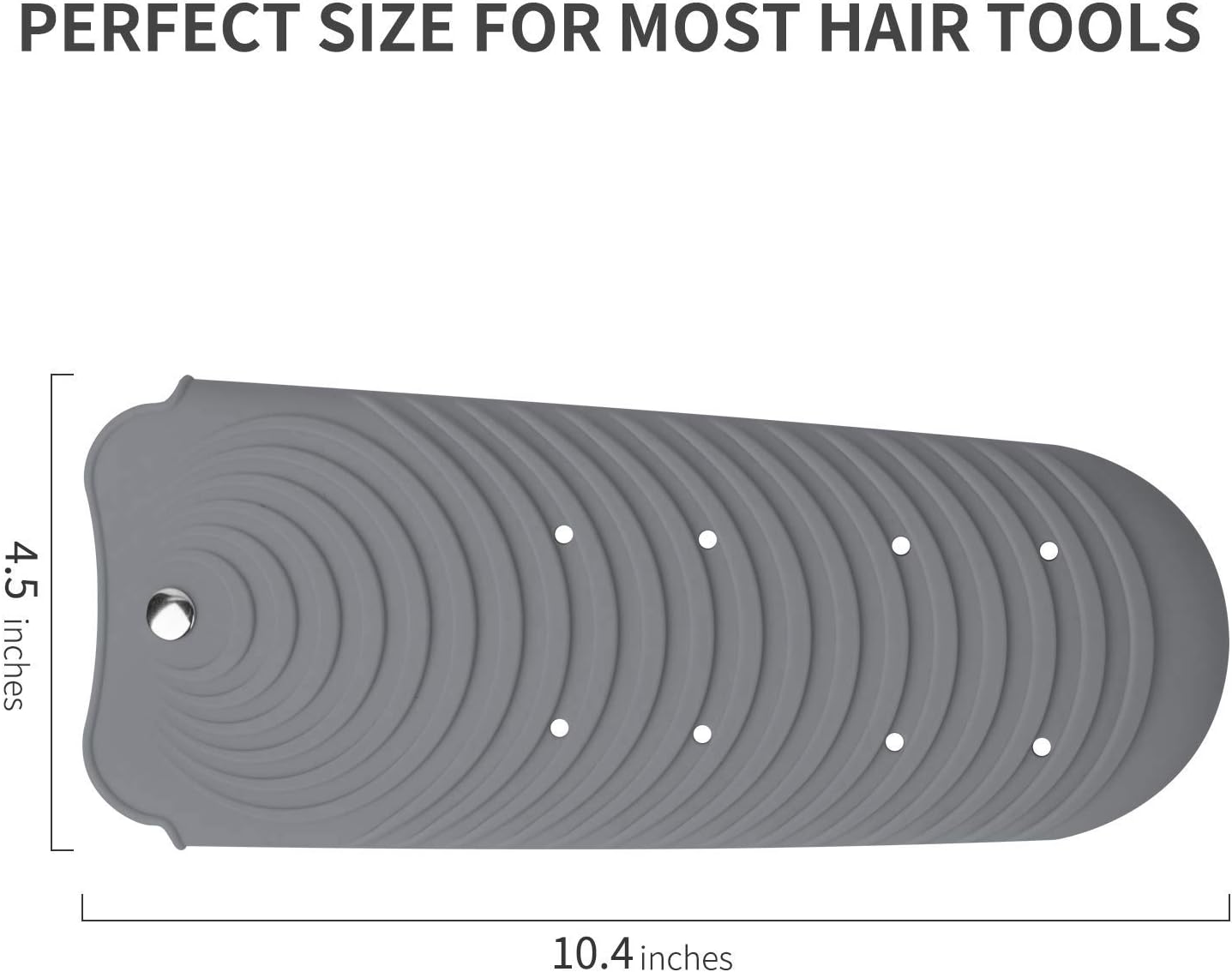 Sac à lisser gris : support de tapis résistant à la chaleur pour coiffeurs professionnels – Image 7