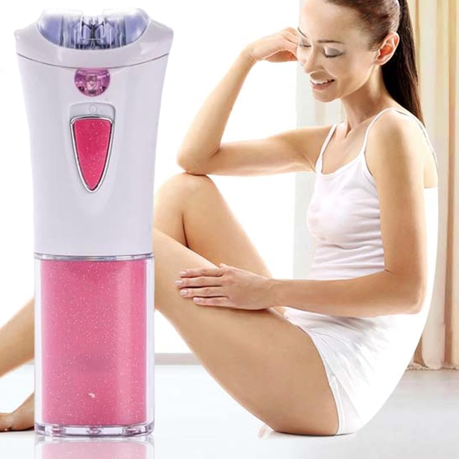 Épilateur pour visage femme : petit dissolvant électrique ergonomique pour une peau douce et lisse – Image 8