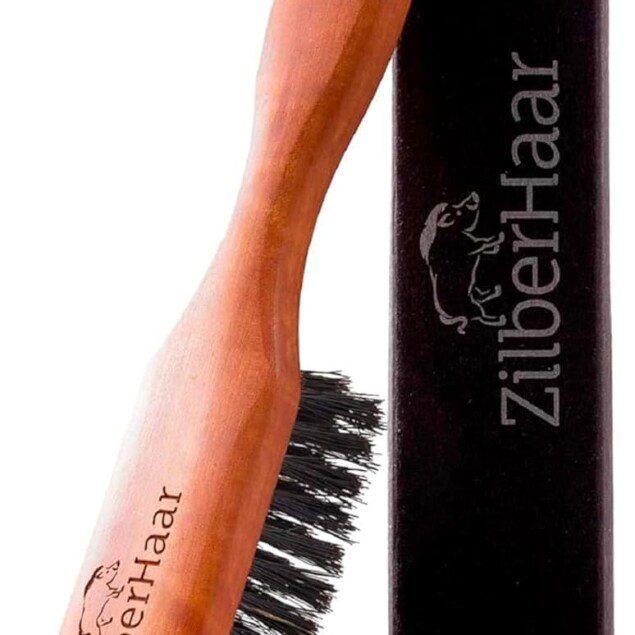 Brosse à barbe régulière : soin du visage pour hommes avec poils de sanglier Découvrez l'alliée idéale pour tous types de barbes, compatible avec baume et huile