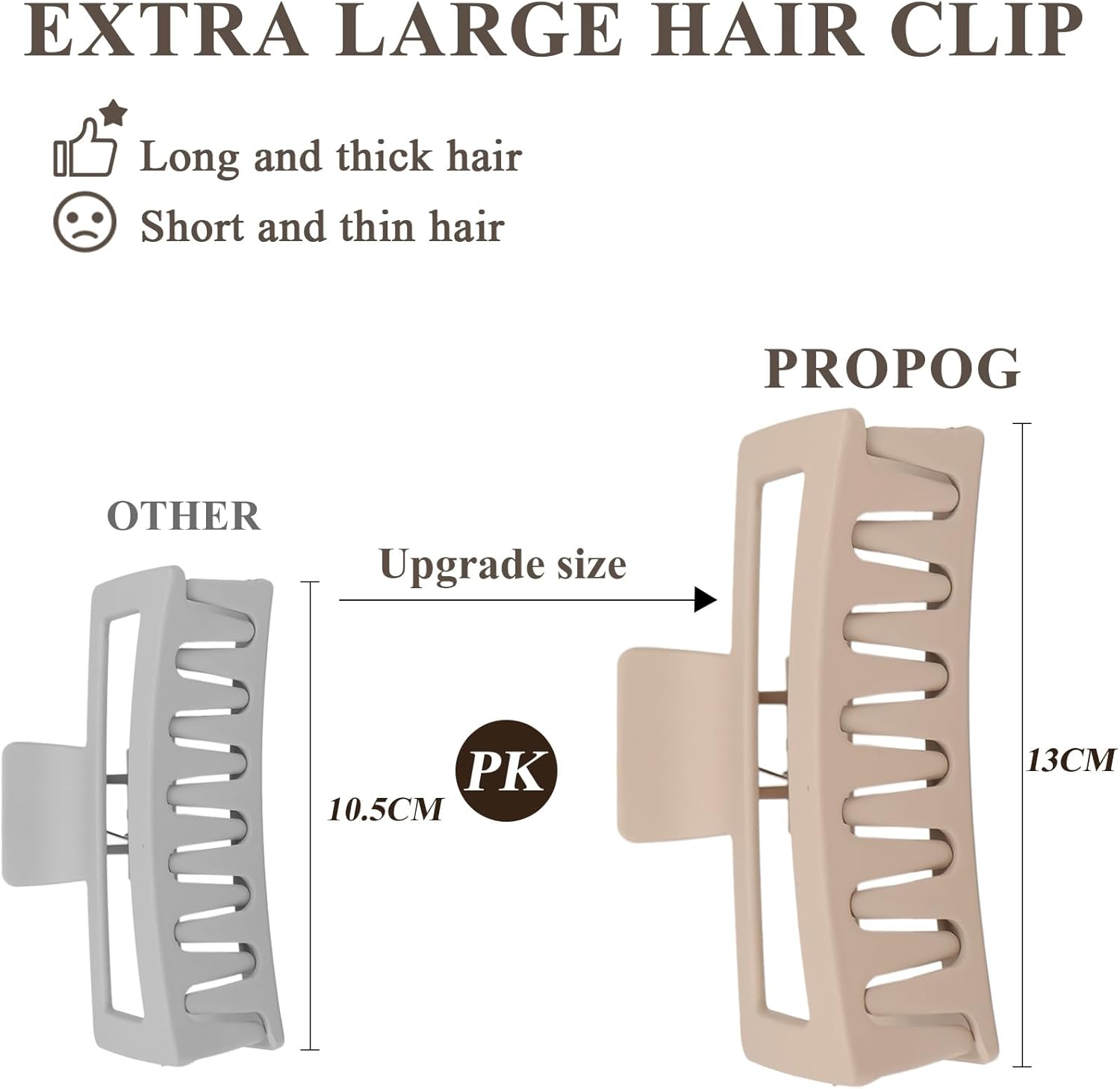 Grosse pince à cheveux pour femmes : élégance et maintien parfait pour tous les types de cheveux – Image 2
