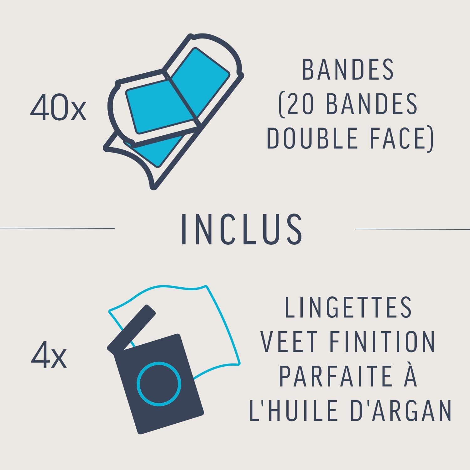 Bandes de cire froide pour une épilation parfaite des corps et jambes : solution longue durée pour peaux normales – Image 4