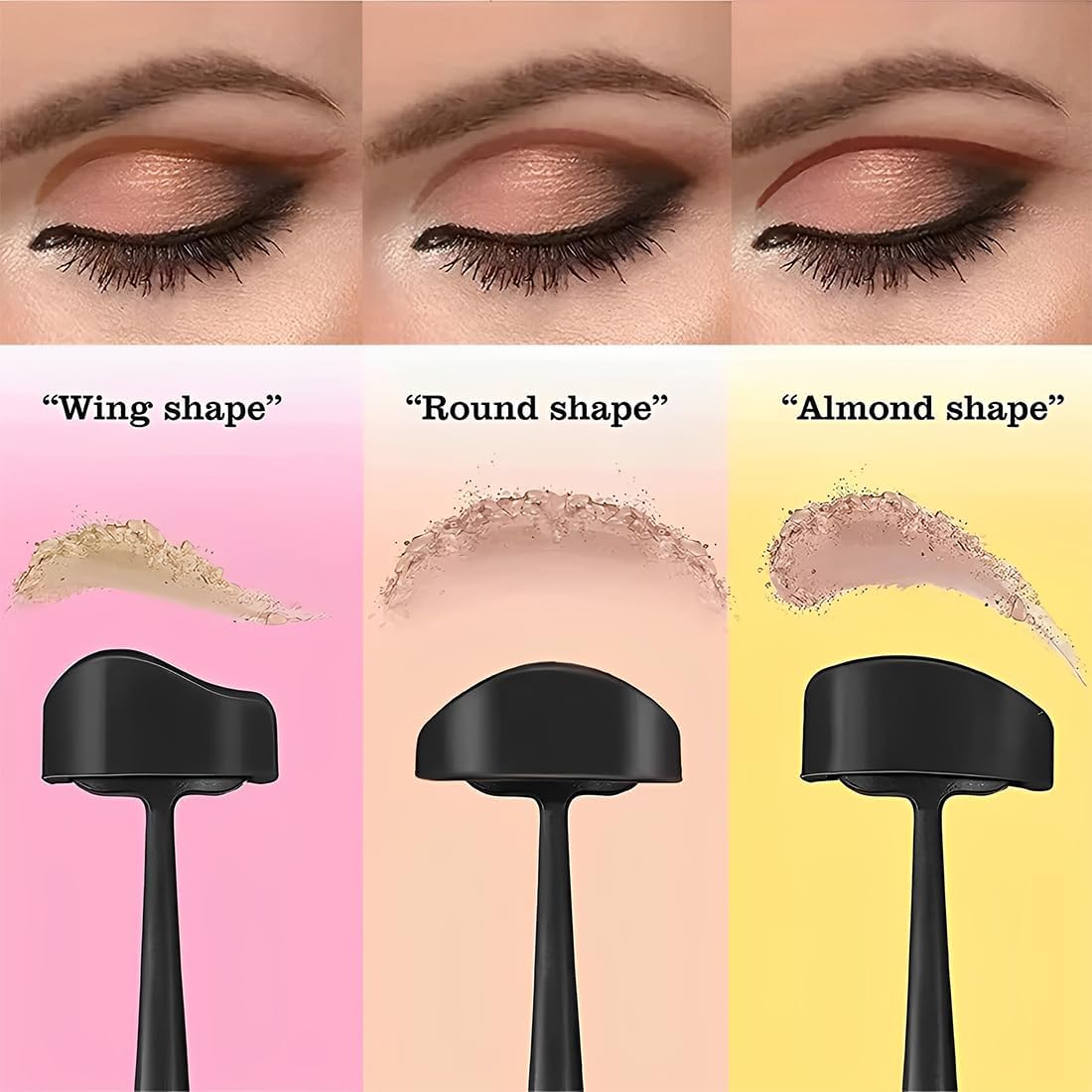 Kit de pli de fard à paupières 6 en 1 : l'outil incontournable pour un maquillage parfait Découvrez notre ensemble de Kit de pli de fard à paupières en silicone, spécialement conçu pour les passionnées de maquillage. Grâce à cet applicateur innovant, créez des looks sophistiqués et professionnels en un clin d'œil, tout en profitant d'une application précise et facile. Transformez votre routine beauté avec cet indispensable pour un regard captivant ! – Image 3