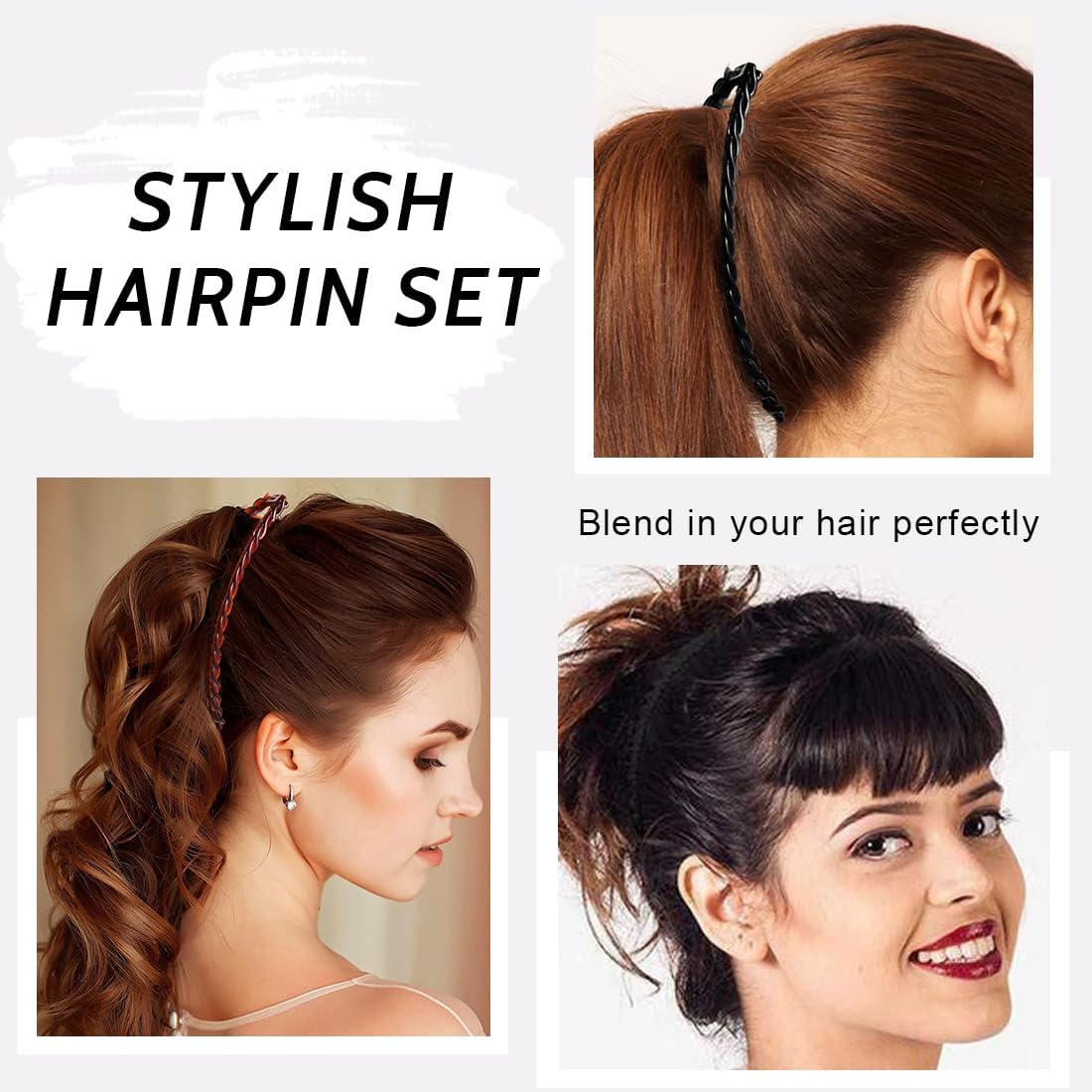 Pinces à cheveux pour femmes : élégance et maintien parfait pour vos coiffures longues – Image 3