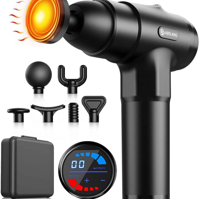 Pistolet de Massage Musculaire Silencieux et Réglable