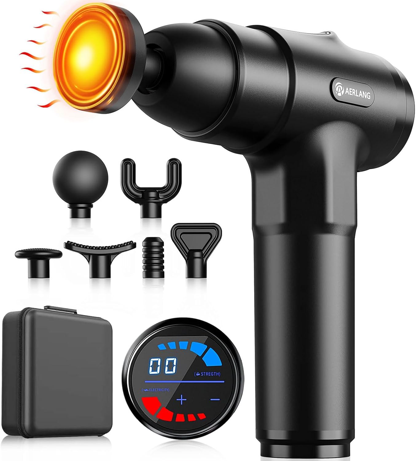 Pistolet de Massage Musculaire Silencieux et Réglable