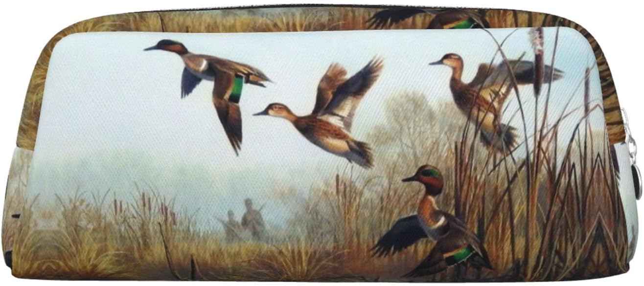 Grande trousse à crayons avec motif chasse volante : l'accessoire multifonction idéal pour les étudiants et les professionnels
