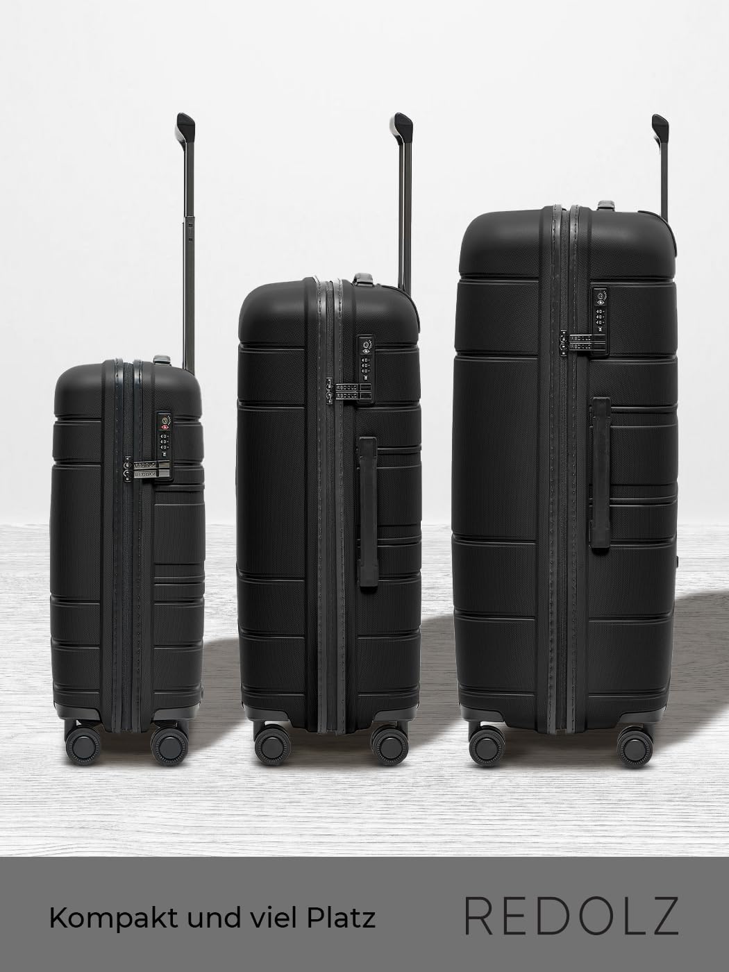 Valise rigide avec roulettes pivotantes : le kofferset idéal pour les voyageurs exigeants – Image 4