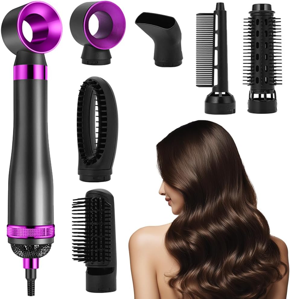 Coiffeur 6 En 1 : Volume, Boucles Et Lissage Parfait