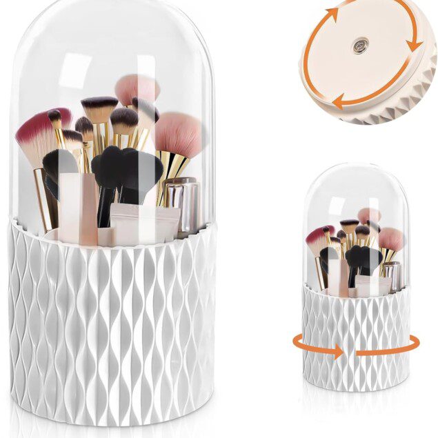 Organisateur de maquillage cosmétique : solution élégante pour une coiffeuse bien rangée
