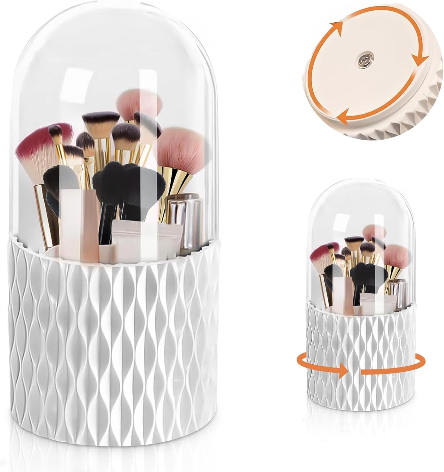 Organisateur de maquillage cosmétique : solution élégante pour une coiffeuse bien rangée