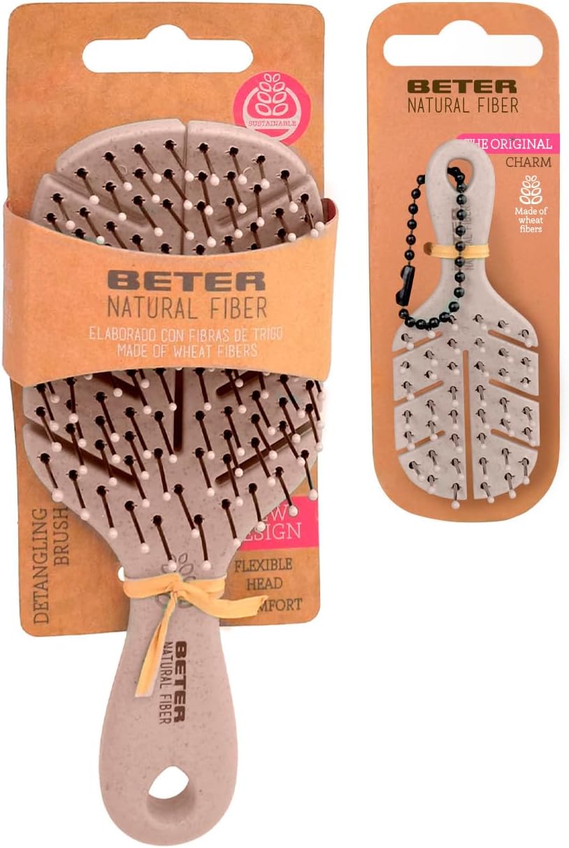Mini brosse à cheveux anti-traction : pour des cheveux démêlés et renforcés en toute douceur