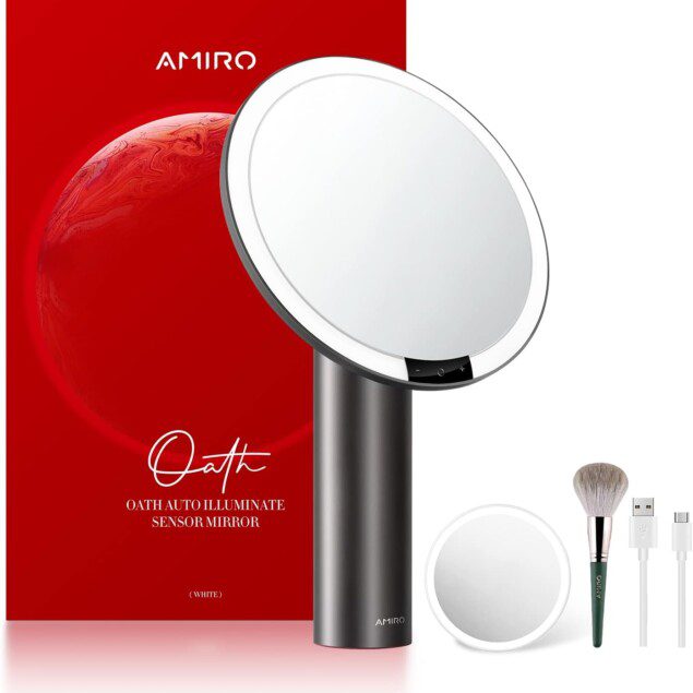 Miroir de maquillage intelligent : le compagnon idéal pour les passionnées de beauté   Découvrez notre miroir de maquillage de 9 pouces avec lumières et capteur intelligent, parfait pour les femmes en quête de précision et d'élégance. Grâce à ses 3 couleurs et 6 niveaux de luminosité, vous obtiendrez un éclairage optimal pour un maquillage impeccable à tout moment. Sa fonction mémoire et sa rotation libre ajoutent une touche de praticité pour une expérience de maquillage sans compromis.