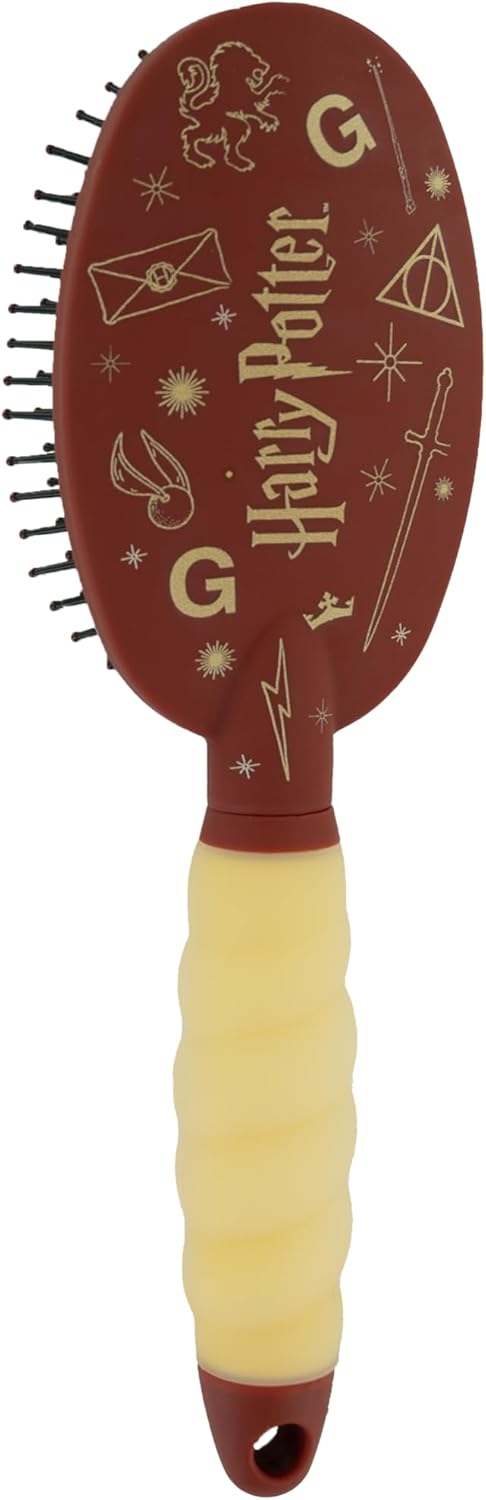 Brosse à cheveux démêlante ergonomique pour tous types de cheveux : le compagnon idéal des fans de Gryffondor