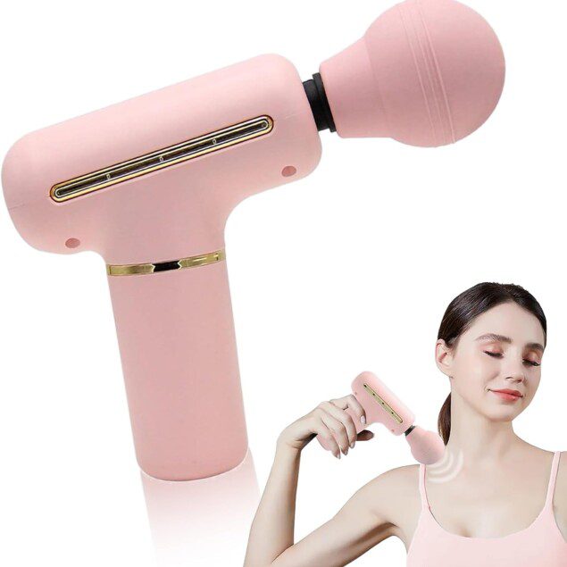 Mini pistolet de massage musculaire : un soulagement instantané pour le dos et la nuque