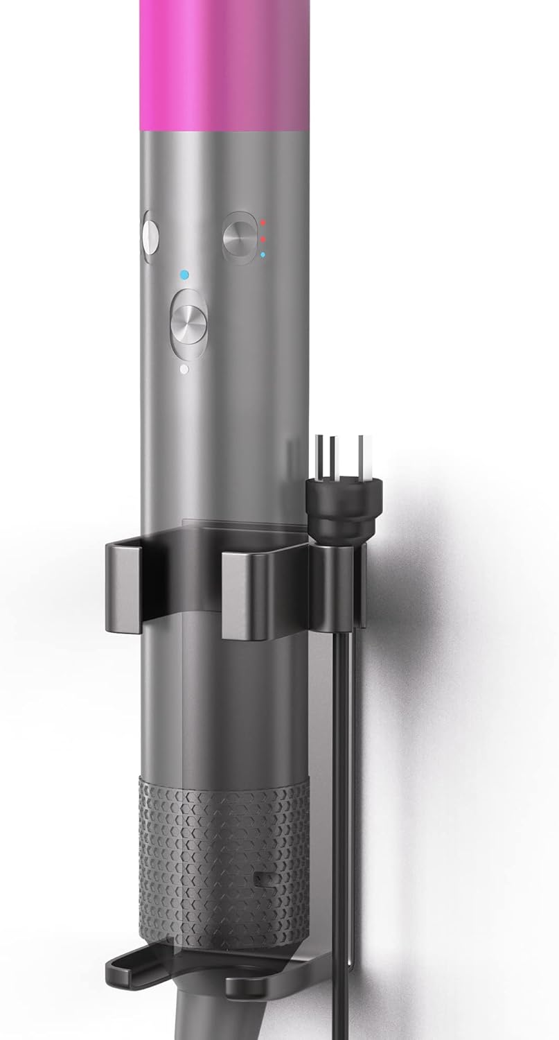 Support mural sans perçage pour accessoires de coiffure : l'organisation parfaite pour les utilisateurs de Dyson Airwrap
