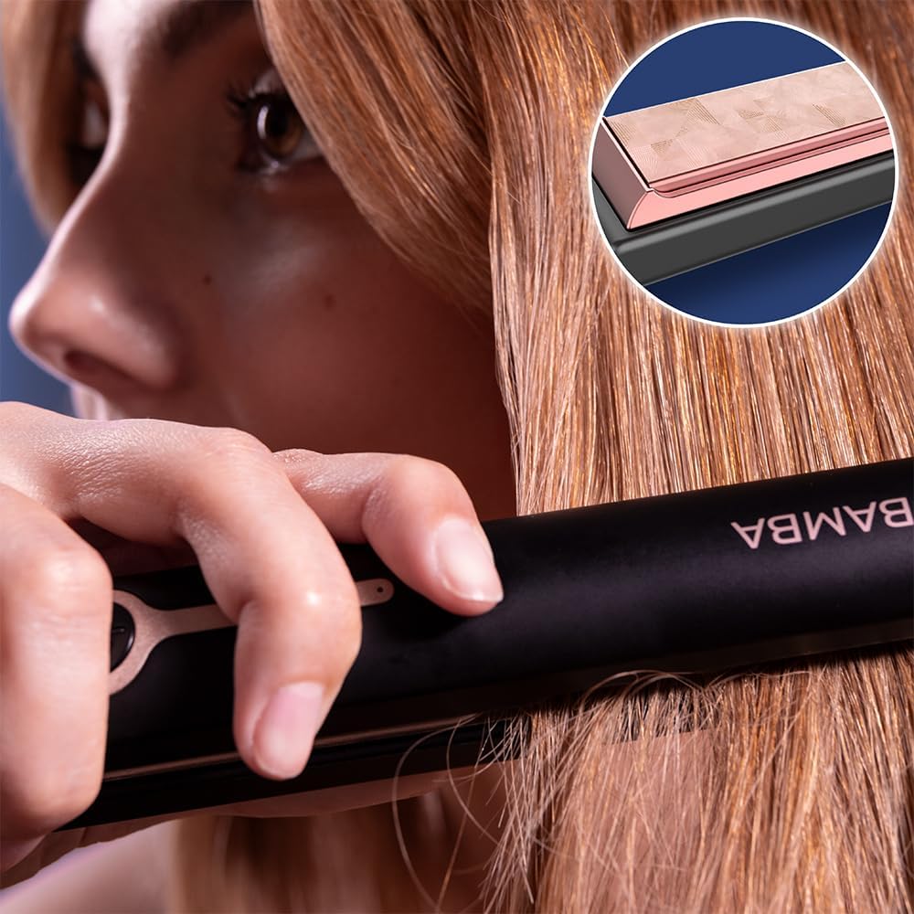 Fer à lisser sans fil pour des cheveux lisses et brillants : autonomie de 30 minutes et diffusion uniforme de la chaleur – Image 6