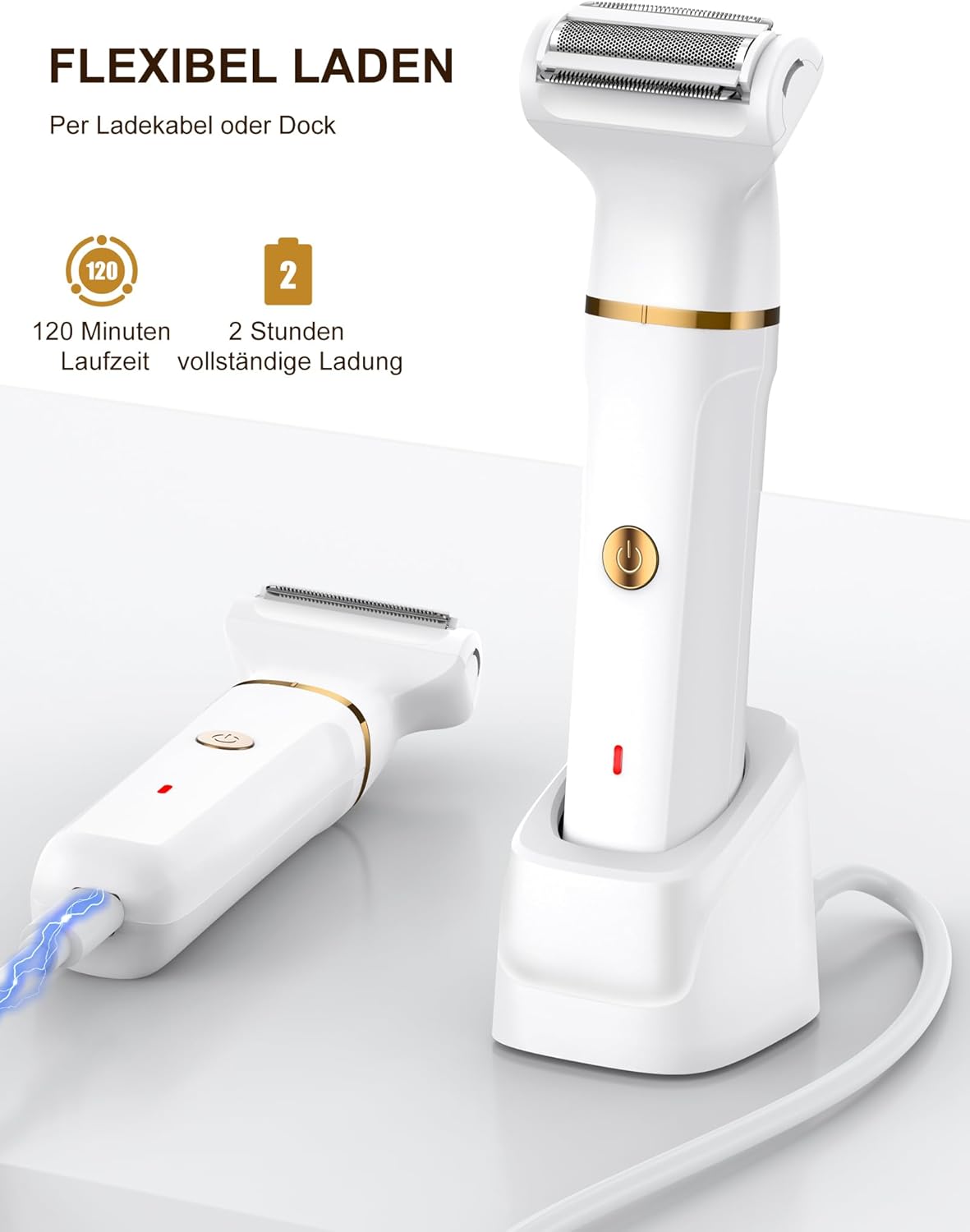 Rasoir Électrique Femmes 3 en 1 - Pratique et Étanche – Image 5