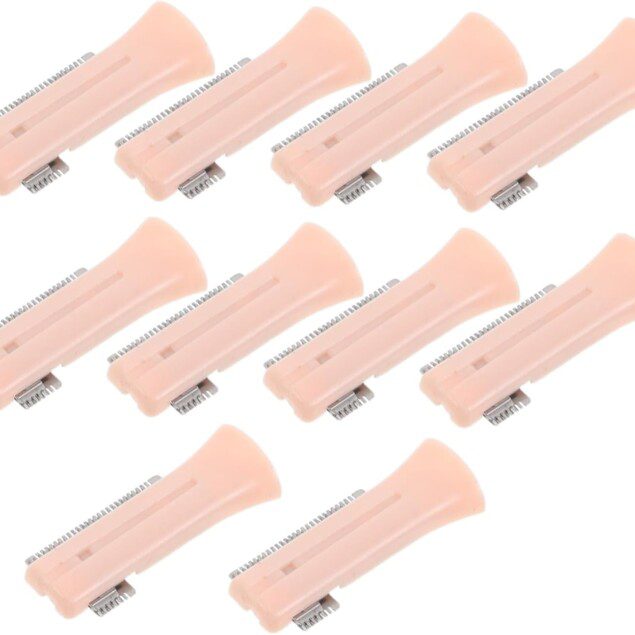 Accessoires pour tondeuse à sourcils : lot de 10 lames de rechange pour un rasage précis et doux